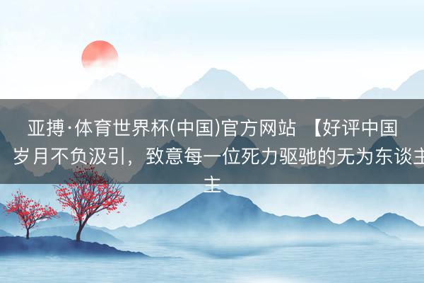 亚搏·体育世界杯(中国)官方网站 【好评中国】岁月不负汲引，致意每一位死力驱驰的无为东谈主